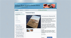 Desktop Screenshot of antiqueboatamericastore.com